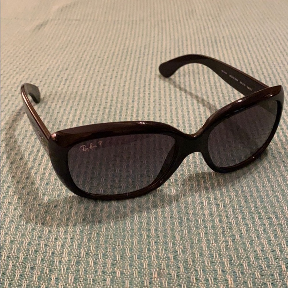 Black and gray polarized Jackie Ohh Sunglasses